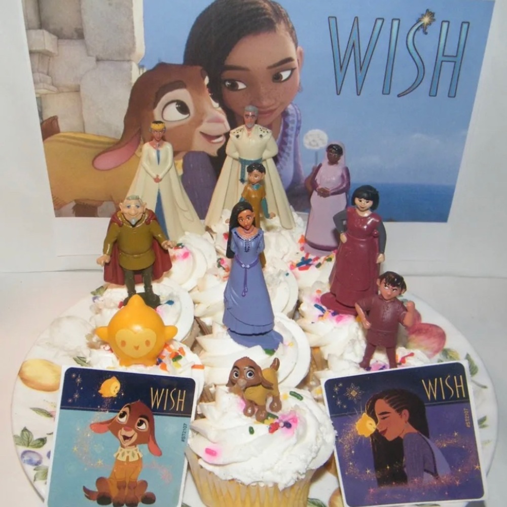 Wish Movie Quality Cake Toppers Cupcake Decorations 12 Set